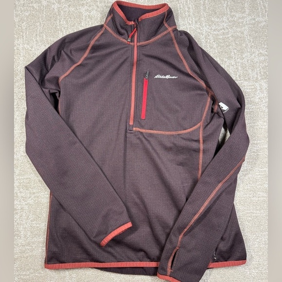 Eddie Bauer Tops - Eddie Bauer First Ascent Sweatshirt Hiking Outdoor Fleece Read Below